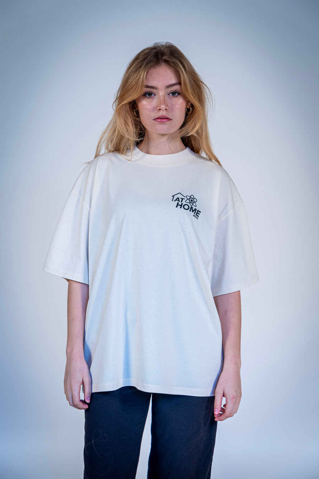 T-shirt Oversize couleur Blanc Naturel